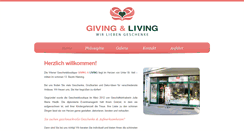 Desktop Screenshot of givingandliving.at